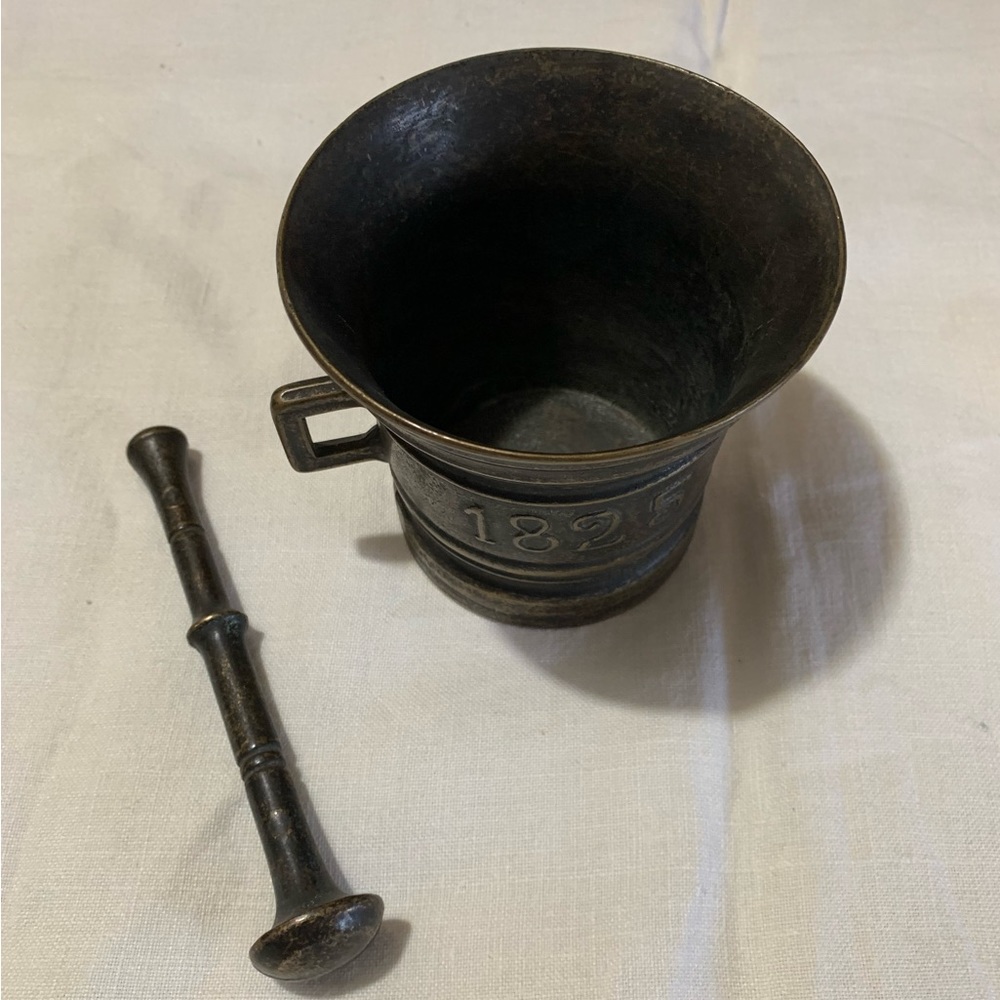 💎✨ COLLECTABLE ✨💎 EUROPE BRASS HEAVY MEDICINE 1825 - Picture 9 of 12